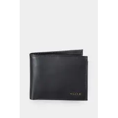 VELEZ - Vélez Billetera Salvaje Cuero Hombre Monedero Interno Negro