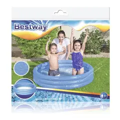 BESTWAY - Pileta Inflable Redonda Tres Anillos AZUL