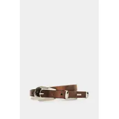 VELEZ - Vélez Cinturón Unifaz Mallorca Cuero Mujer Bronce