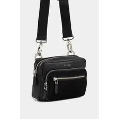 VELEZ - Vélez Morral Bright De Cuero Hombre Detalle Gamuzado Negro