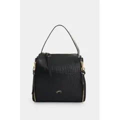 VELEZ - Vélez Morral Libertad 2.0 De Cuero Para Mujer Grabado Negro