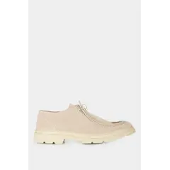 Velez - Vélez Zapatos Cordón Nova Cuero Hombre Textura Gamuza Arena