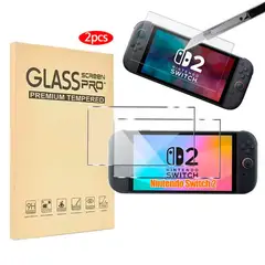 VARIOS - Pack 2 und Mica de Vidrio para Nintendo Switch 2