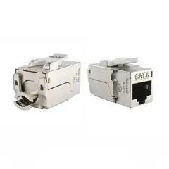 NEXT - Nexxt Solutions Keystone Jack Cat6 - Conexión Net Gigabit, Rendimiento Superior, Fácil Ins