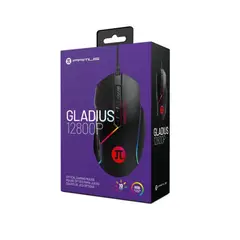 PRIMUS - Mouse Gaming Gladius 12800 - Conexión Usb 2.0, Cableado Y Precisión Para Gamers