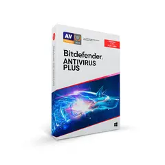 BITDEFENDER - Antivirus Plus 12 Meses Para 3 Pc + 3 Meses Gratis - Protección Avanzada Y Seg