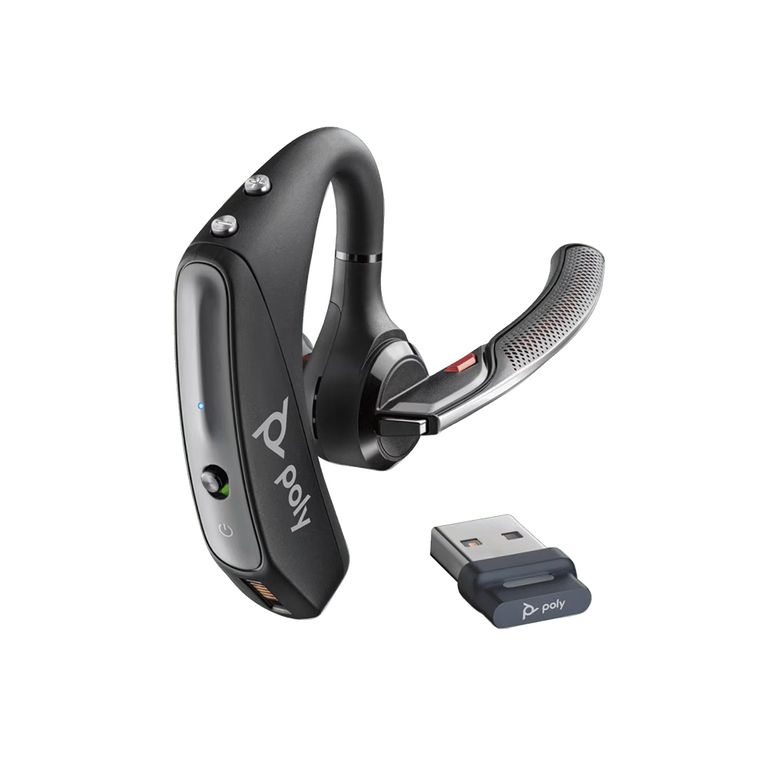 Auricular Voyager 5200 Mono Inalámbrico Con Cancelación De Ruido, Bluetooth, Compatib