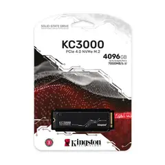 KINGSTON - Kc3000 Ssd M.2 2280 4Tb Nvme 4.0 - 7000Mb/S Para Escritorio Y Portátil, Alta Velo