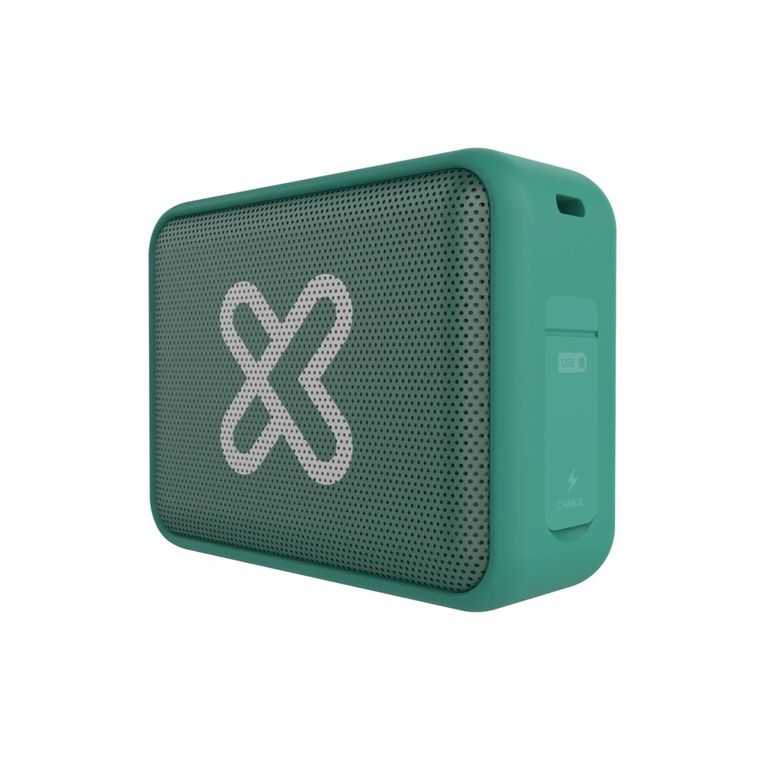 Parlante Nitro Kbs-025Gn De 6W En Verde, Bluetooth Portátil Y Potente Para Dis