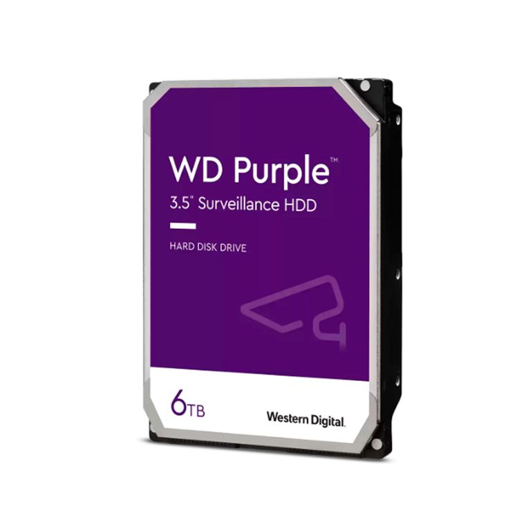 Disco Duro Interno Wd Purple De 6Tb – Ideal Para Vigilancia, 3.5", Sata 6Gb/S, 5400Rpm