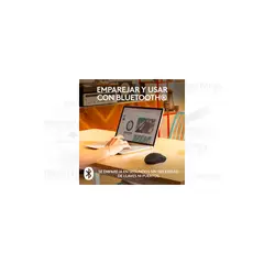 LOGITECH - M240 Ratón Bluetooth Silencioso Compacto Y Portátil Seguimiento Suave En Color