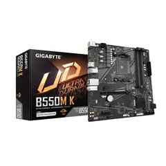 GIGABYTE - Placa Base Micro Atx B550M K, Socket Am4, Amd B550, Usb 3.2 Y Gigabit Lan, Ideal