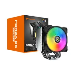 COUGAR - Ventilador Disipador Forza 85 Argb 120Mm Con 6 Tuberías De Calor Y Led Rgb, Compati