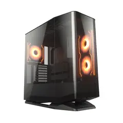 COUGAR - Carcasa Cgr-58M6B-Rgb Para Pc Media Torre Eatx Vidrio Templado Y Excelente Refrige