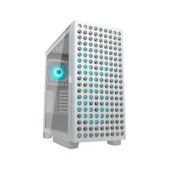 COUGAR - Caja Mid Tower Airface Eco Rgb Blanca Con Iluminación Led Y Diseño Ventilado Ideal