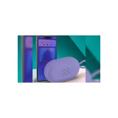 KLIP XTREME - Kbs-030Pr Altavoz Bluetooth Tws Púrpura, 12 Horas De Batería, Resistente Al Ag