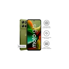 MOTOROLA - Smartphone Moto G15 256Gb Verde 4G Pantalla 67 Full Hd 50Mp Cámara Y Batería