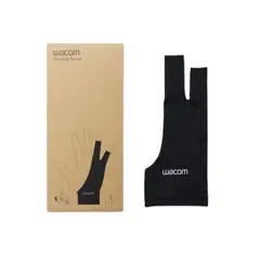 WACOM - Guantes De Dibujo De Spandex Y Poliéster Negros Y Cómodos Ideales Para Tabletas Tá