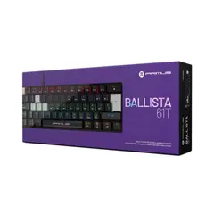 PRIMUS - Teclado Gaming Usb 2.0 Con Diseño Ergonómico En Negro Y Blanco - Español, Cableado