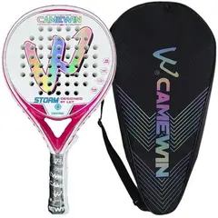 PUREPOWER - OFERTA RAQUETA PADEL CARBONO EVA ROSA PLAYA MUJER