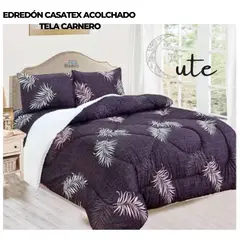 CUTE - EDREDÓN TELA CON SHERPA EN 2 PLAZAS