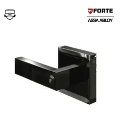 FORTE - Cerradura de Manija para Dormitorio Cuadrada Bronce Quemado