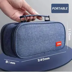 KAWAI - Cartuchera Doble Compartimiento Premium Multifuncional