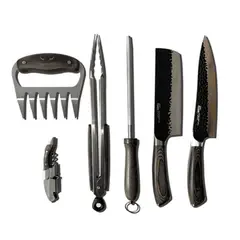 WAYU - SET UTENSILIOS CUERO PREMIUM 6 PIEZAS
