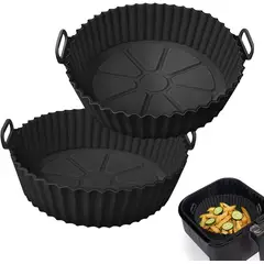 GENERICO - BANDEJA DE SILICONA PARA AIR FRYER X3