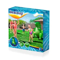 BESTWAY - Rociador de agua inflable dinosaurio