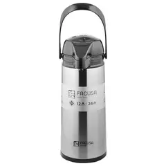 FACUSA - Termo Sifón Acero Inoxidable Premiun 1900ml
