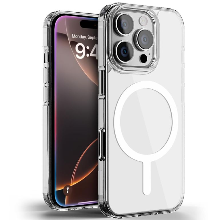 Case Clear para iPhone 16 Pro Max con MagSafe - Transparente