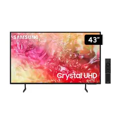 SAMSUNG - Televisor Smart TV 43 Crystal Ultra HD 4K UN43DU7000GXPE