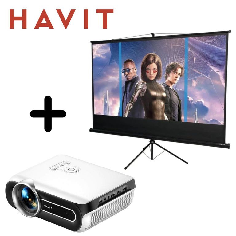 Combo Proyector PJ209A 450ansi + Ecram PS100