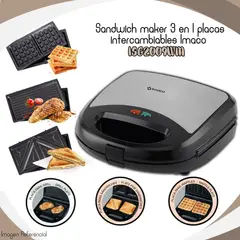 Imaco - Sandwich maker 3 en 1 - ISG2009WM