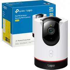 TP LINK - TP-Link Tapo C225 V2 Cámara Seguridad WiFi Interior 2K Blanca