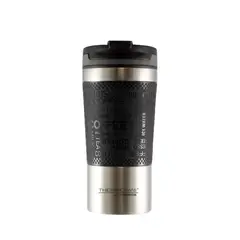 THERMOS - Mug Taza de Acero Inoxidable 360 ml Barista Negro