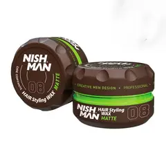 GENERICO - Cera fijadora de cabello Nishman 08 Matte 150gr