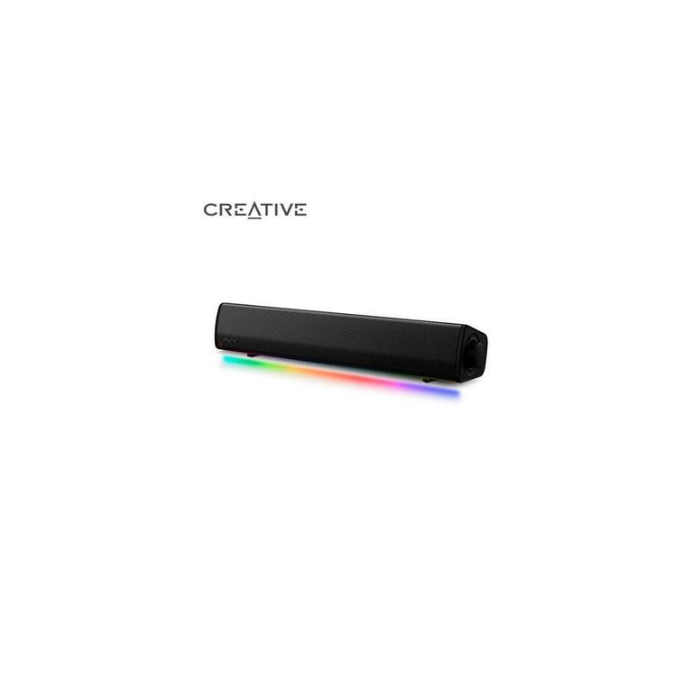 Parlante Gaming Sound Bar Gs3 Rgb 24W Bluetooth 5.4 Usb-C - Potente Sonido En Col