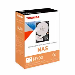 TOSHIBA - Disco Duro N300 Nas 14Tb 7200Rpm Sata 3.5" Con 512Mb Cache Para Almacenamiento Seg