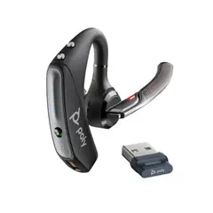 POLY - Auriculares Voyager 5200 Uc Inalámbricos Bluetooth - Diseño Ergonómico Y Sonido Crist