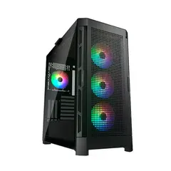 COUGAR - Case Gaming Duoface Pro Rgb Torre Media Negra Con Ventiladores Y Soporte Para Gpu