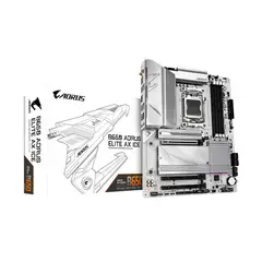GIGABYTE - Placa Madre B650 Aorus Elite Ax Ice D5 Atx, Ideal Para Gamers, Con Conectividad A