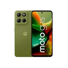 MOTOROLA - Smartphone Moto G15, 128Gb, 4G, Pantalla 6.7" Full Hd, 4Gb Ram, Batería 5200Mah,