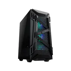 ASUS - Caja Mid Tower Tuf Gaming Gt301 Argb Negra Con Ventilación Eficiente Y Diseño Gamer
