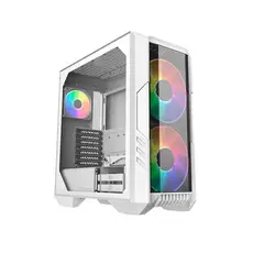 COOLER MASTER - Caja Mid Tower Haf 500 Argb Blanca - Excelente Ventilación Y Estilo Personal