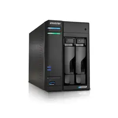 ASUS - Almacenamiento Nas Asustor Lockerstor 2 Gen2 - Sin Disco, Ideal Para Red Y Copias De Segur