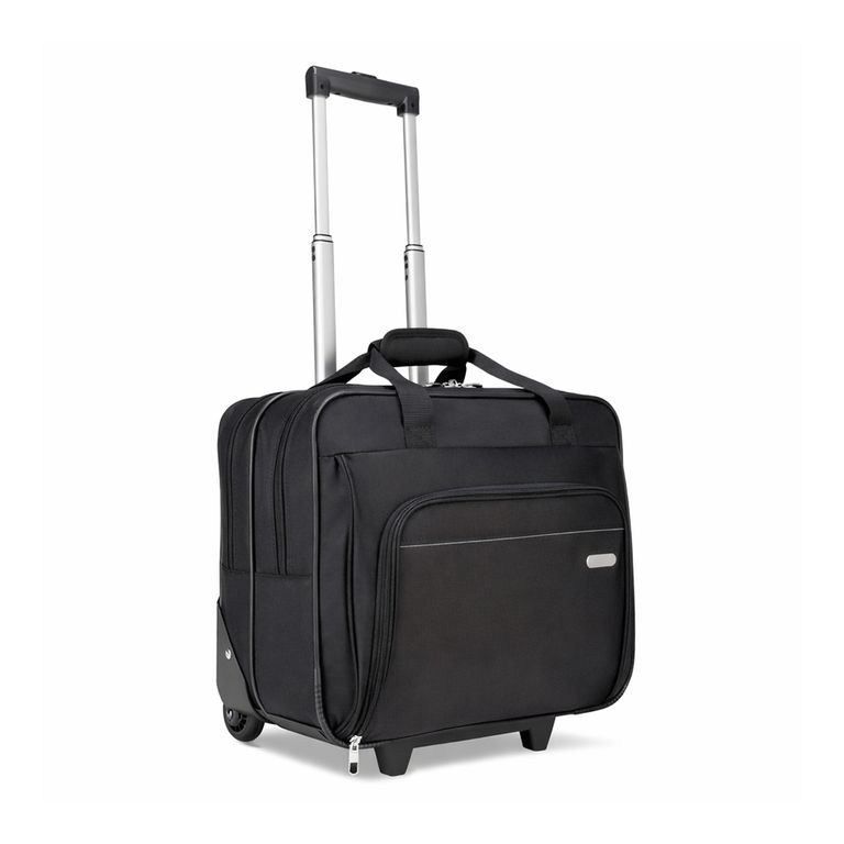 Maletín Roller Metro 15.6" Negro Para Laptop - Ideal Para Viajes Y Trabajo