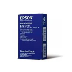 EPSON - Cinta De Tinta Erc-38B Negra Para Impresoras De Tickets - Alta Calidad Y Rendimiento