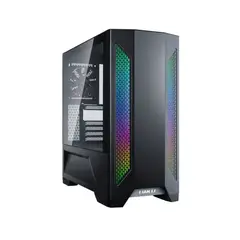 LIAN LI - Gabinete Mid Tower Lancool Ii-X Rgb Negro Eficiente Refrigeración Y Diseño Elegan